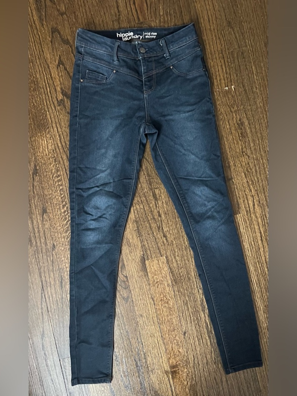 hippie laundry Dark Blue Skinny Jeans